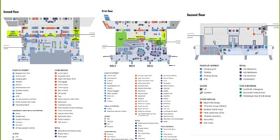 地図のヴェネツィア空港ターミナル