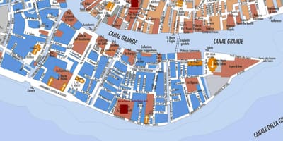 地図zattereヴェネツィア 