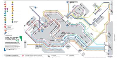 ヴェネツィアイタリアの公共交通機関地図
